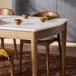 Lison Dining Table - White Marble