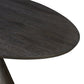 Uma Dining Table - Smoked Black Veneer
