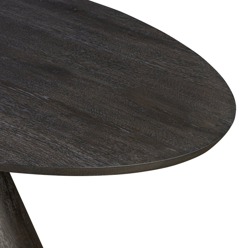 Uma Dining Table - Smoked Black Veneer