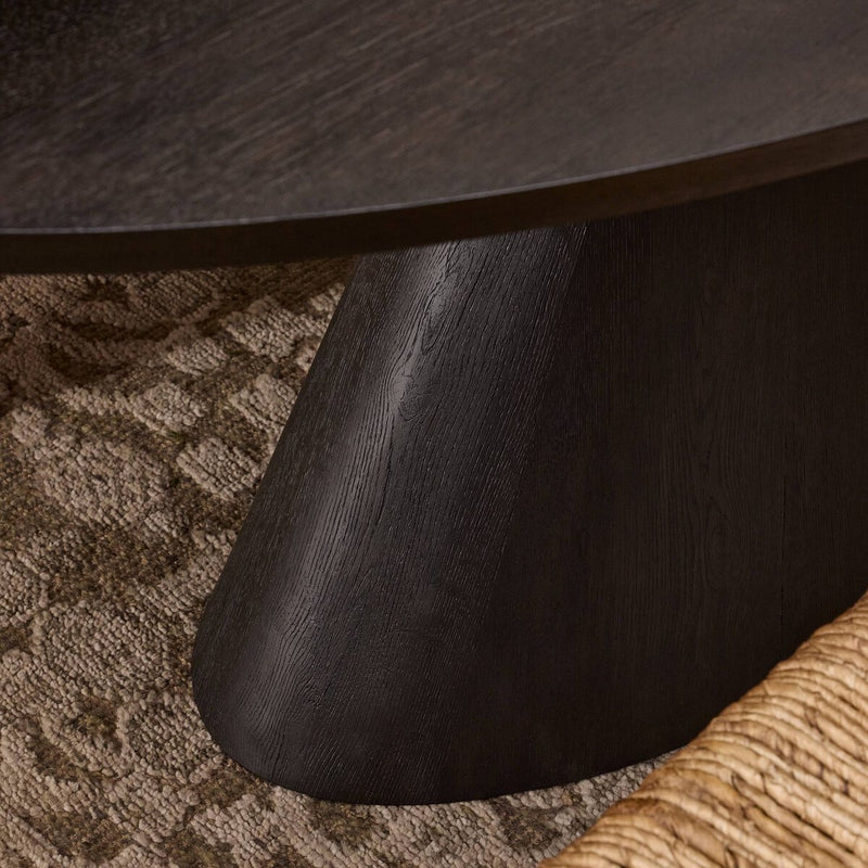 Uma Dining Table - Smoked Black Veneer