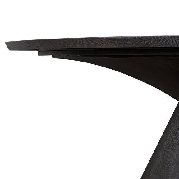 Uma Dining Table - Smoked Black Veneer