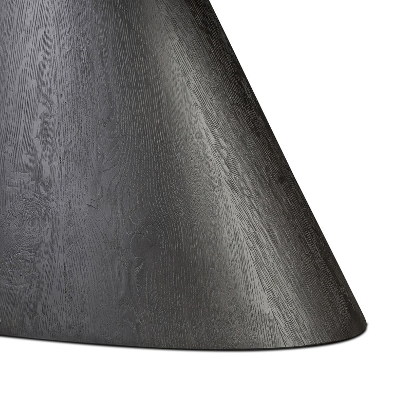 Uma Dining Table - Smoked Black Veneer