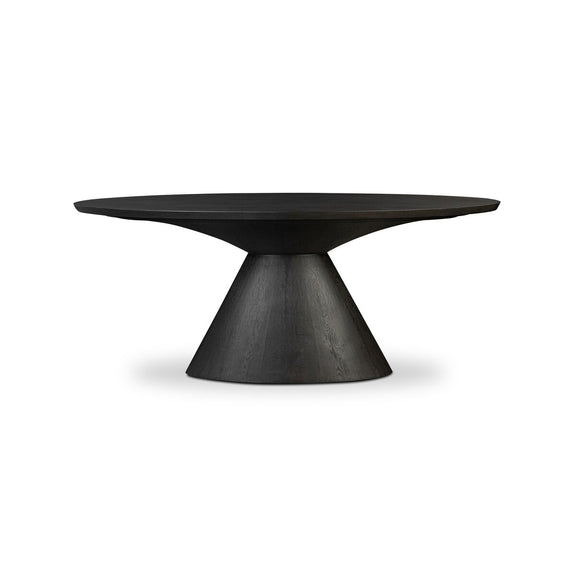Uma Dining Table - Smoked Black Veneer