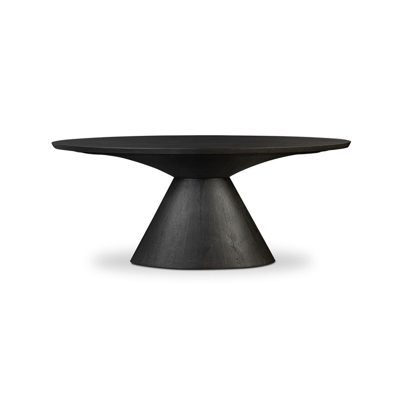 Uma Dining Table - Smoked Black Veneer
