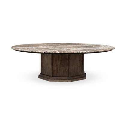 Pavlo Coffee Table - Brown Marble