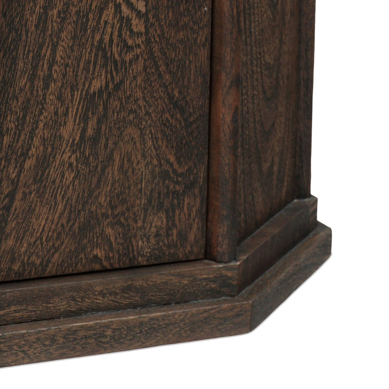 Pavlo Cabinet End Table - Brown Marble