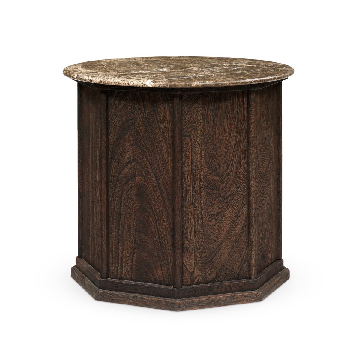 Pavlo Cabinet End Table - Brown Marble