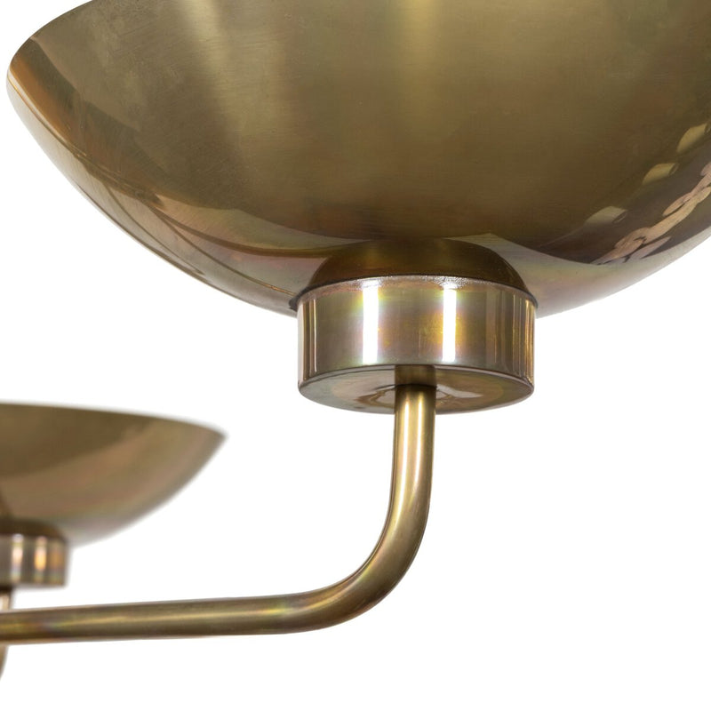Lund Chandelier - Burnt Brass