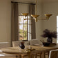 Lund Chandelier - Burnt Brass