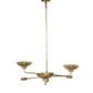 Lund Chandelier - Burnt Brass