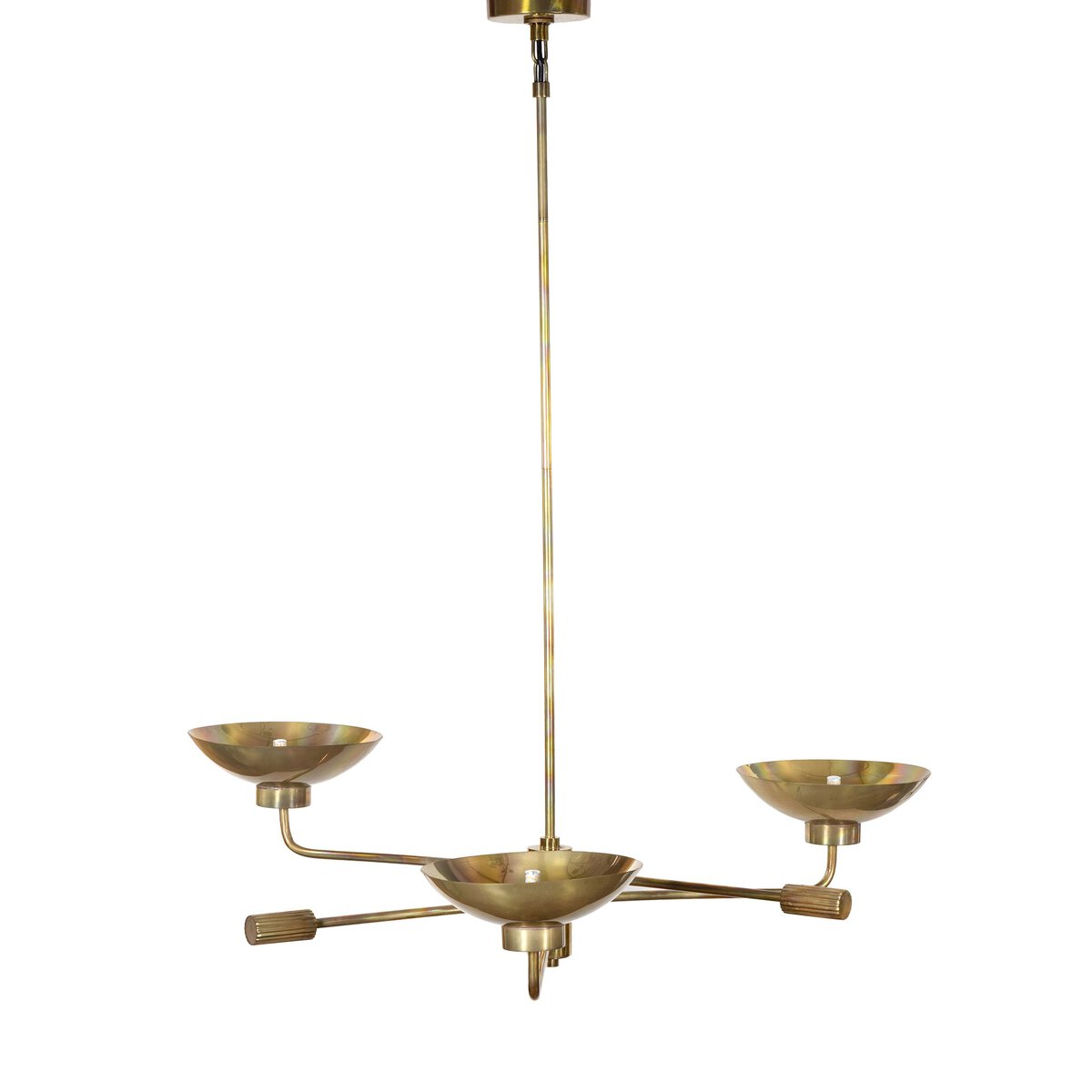 Lund Chandelier - Burnt Brass