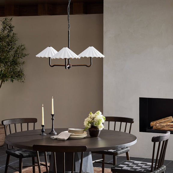 Fiorella Chandelier - Cream Canvas