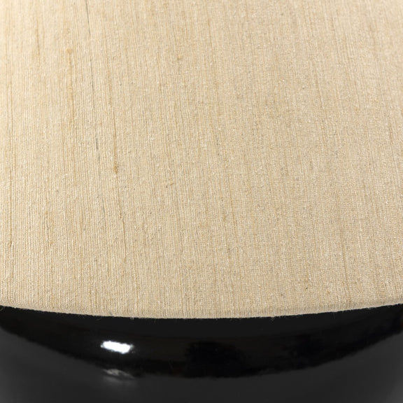 Kiyo Table Lamp - Glossy Black Ceramic