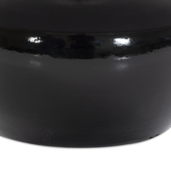 Kiyo Table Lamp - Glossy Black Ceramic