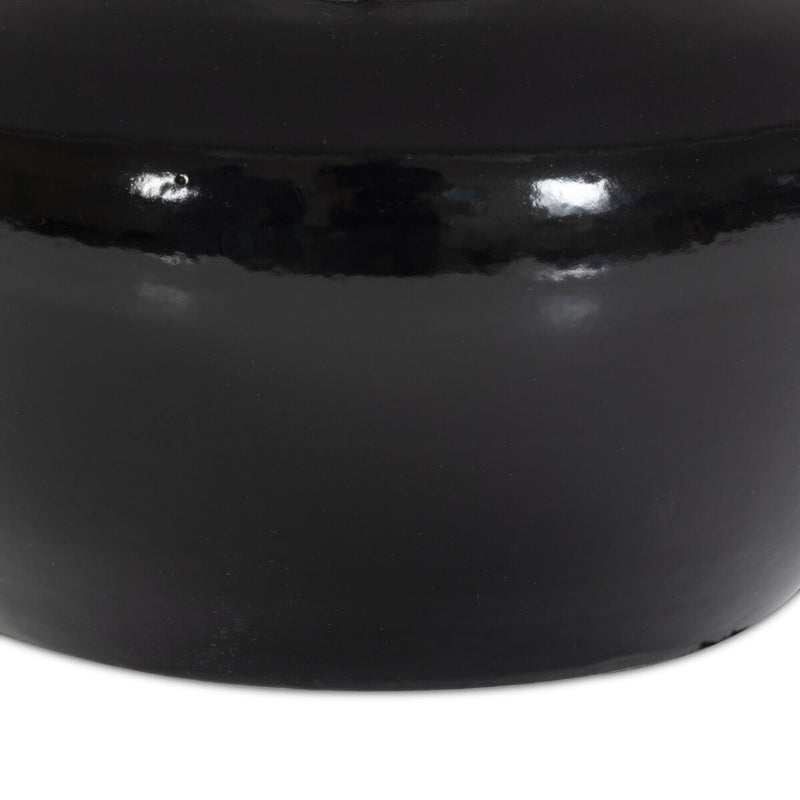 Kiyo Table Lamp - Glossy Black Ceramic