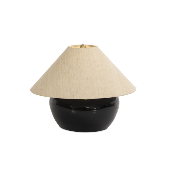 Kiyo Table Lamp - Glossy Black Ceramic