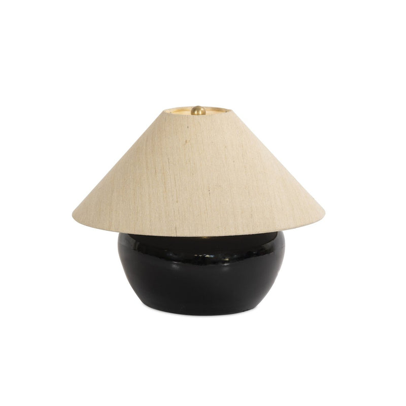 Kiyo Table Lamp - Glossy Black Ceramic