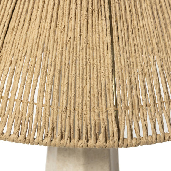 Astra Table Lamp - Cream Italian Marble