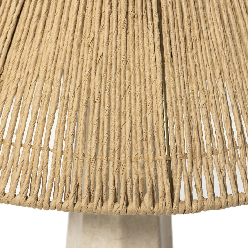 Astra Table Lamp - Cream Italian Marble