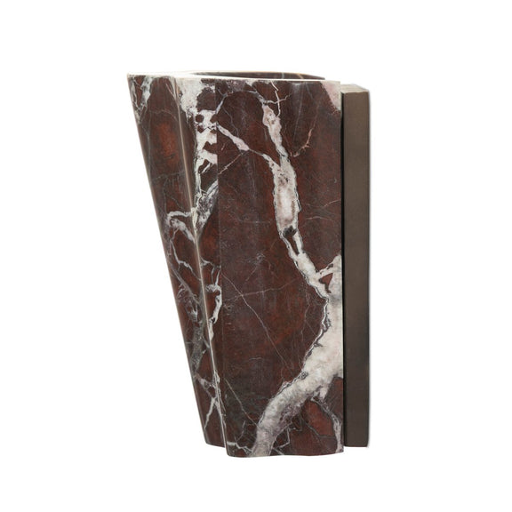 Astra Sconce - Red Italian Marble