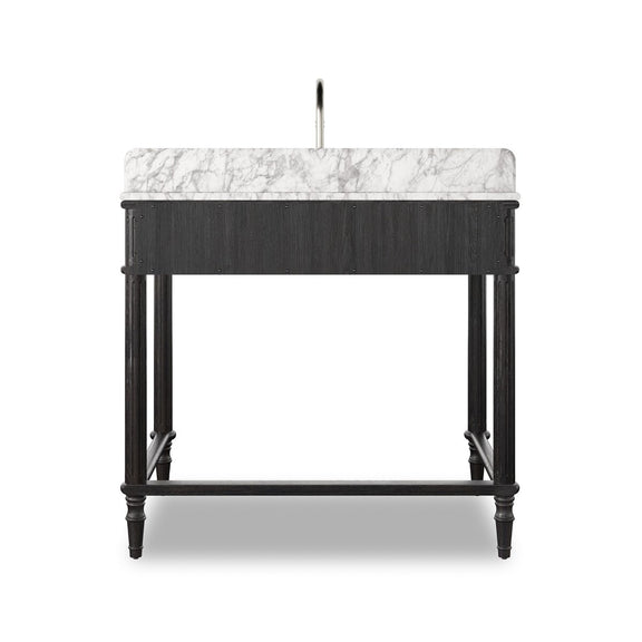 Toulouse Washstand - Satin Black Veneer