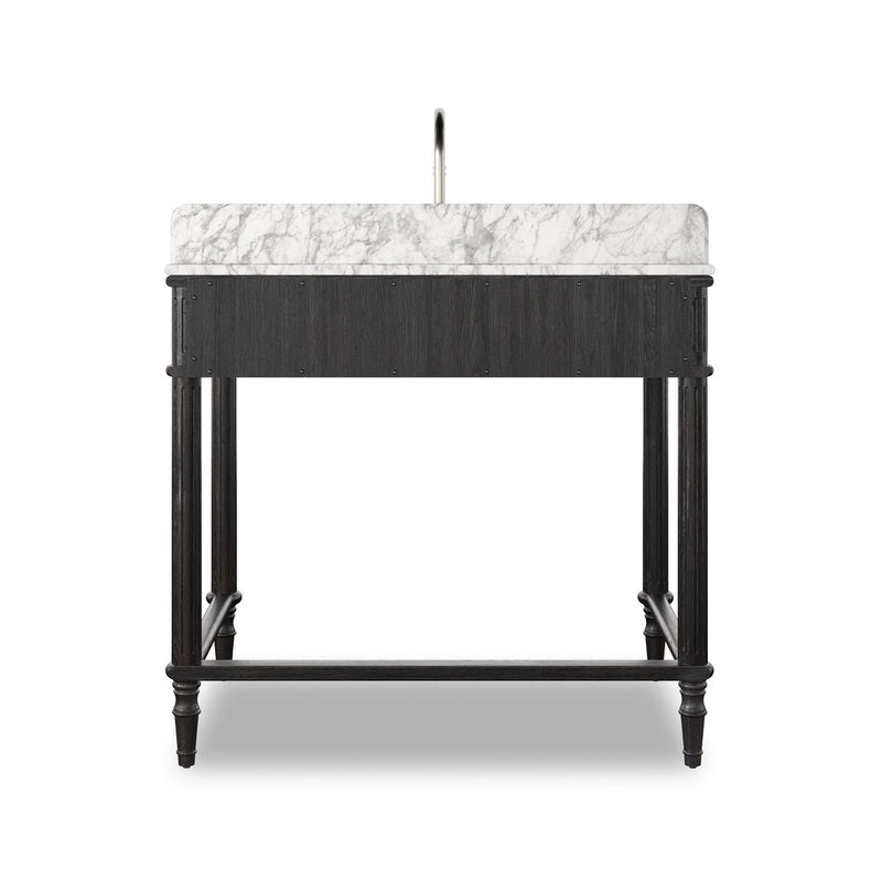 Toulouse Washstand - Satin Black Veneer