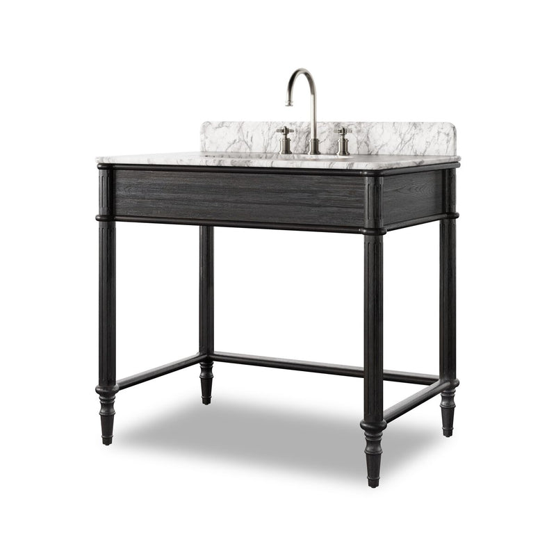 Toulouse Washstand - Satin Black Veneer