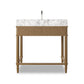 Toulouse Washstand - Washed Blonde Oak Veneer