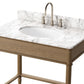 Toulouse Washstand - Washed Blonde Oak Veneer