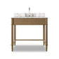 Toulouse Washstand - Washed Blonde Oak Veneer