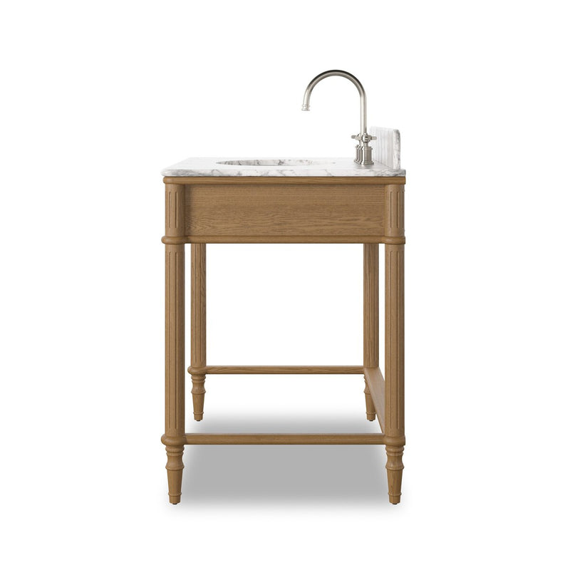 Toulouse Washstand - Washed Blonde Oak Veneer