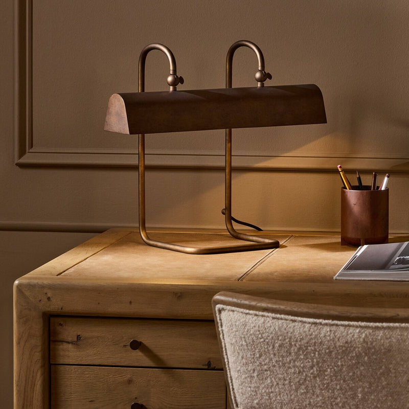 Benno Table Lamp - Burnished Brass Iron