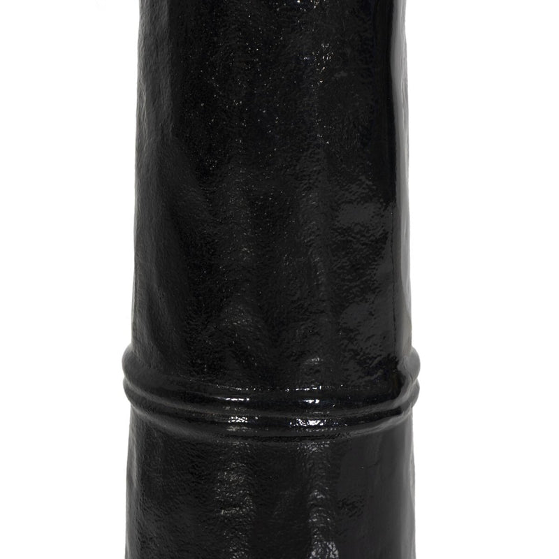 Nerissa Floor Lamp - Glossy Black Cast Aluminum