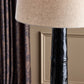 Nerissa Floor Lamp - Glossy Black Cast Aluminum