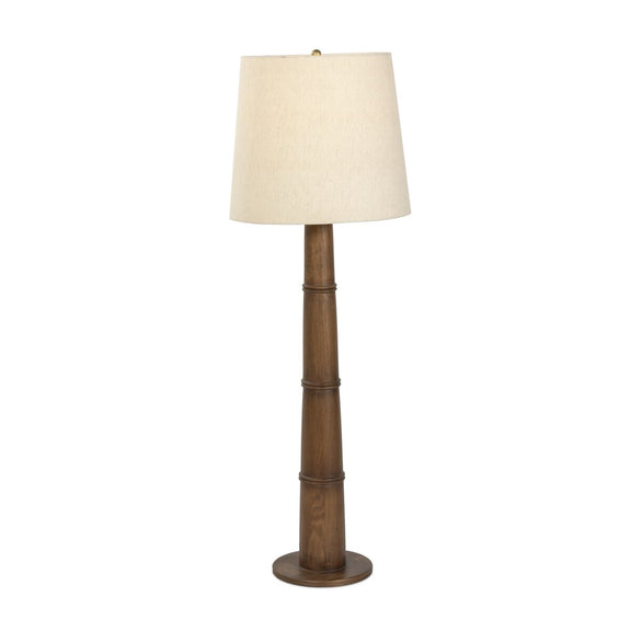 Nerissa Floor Lamp - Warm Brown Oak