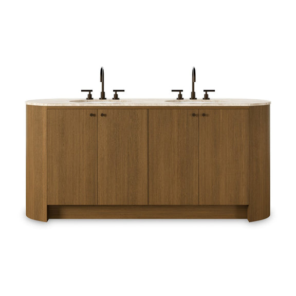 Dean Double Vanity - Washed Natural Veneer