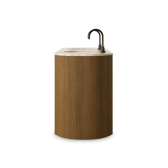Dean Double Vanity - Washed Natural Veneer