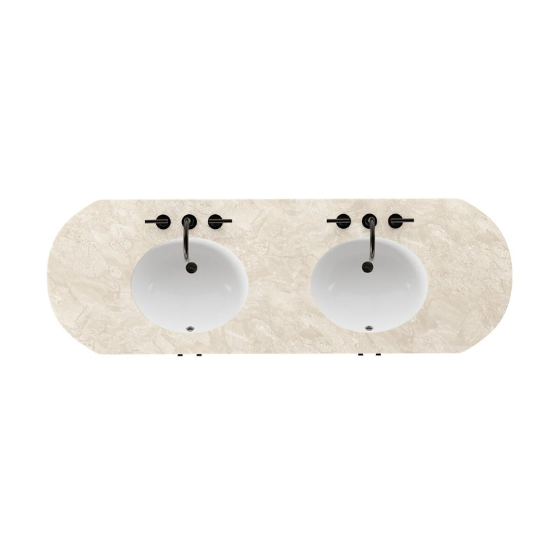Dean Double Vanity - Washed Natural Veneer