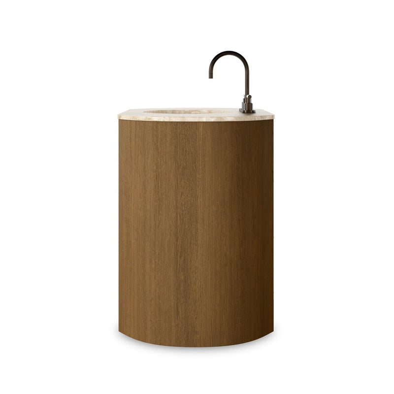 Dean Single Vanity - Washed Natural Veneer