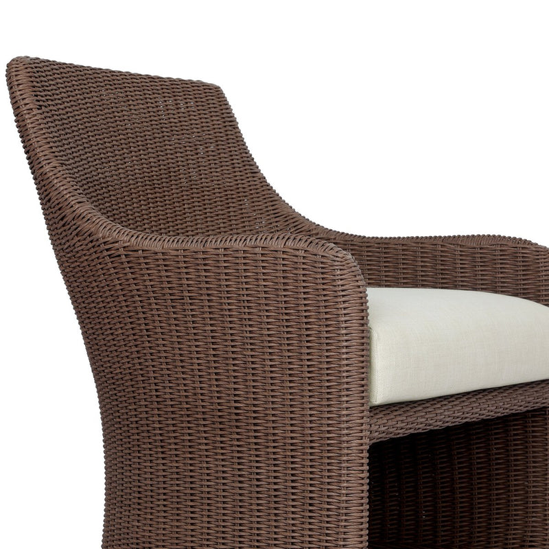 Blaire Outdoor Chair - Tanned Weave