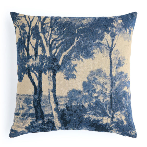 Toile Pillow - Toile Navy
