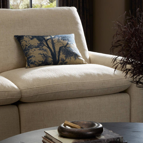 Toile Pillow - Toile Navy