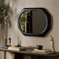 Brystol Wall Mirror - Black Antique