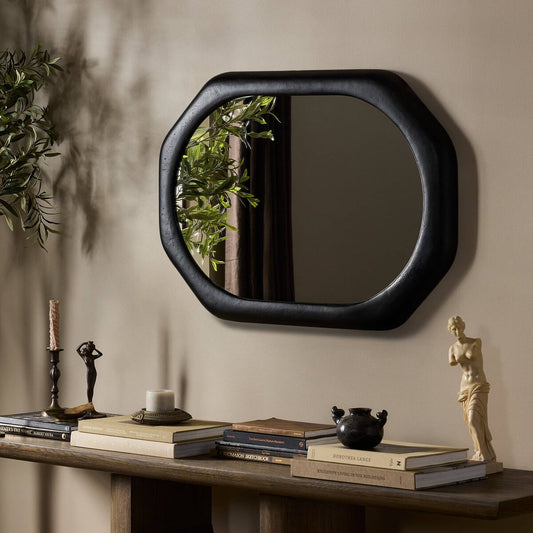 Brystol Wall Mirror - Black Antique