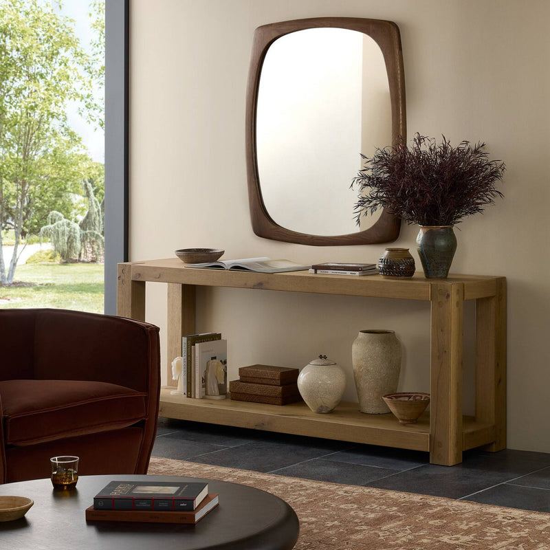 Jai Wall Mirror - Cocoa Oak