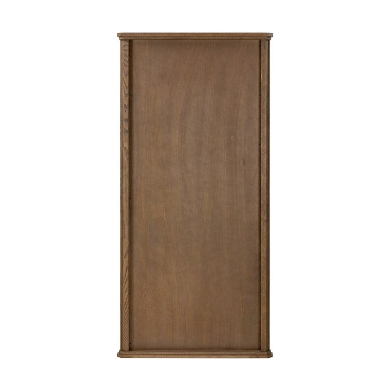 Kish Mirror - Umber Oak Solid