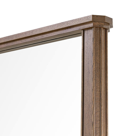 Kish Mirror - Umber Oak Solid