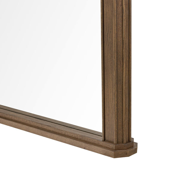 Kish Mirror - Umber Oak Solid