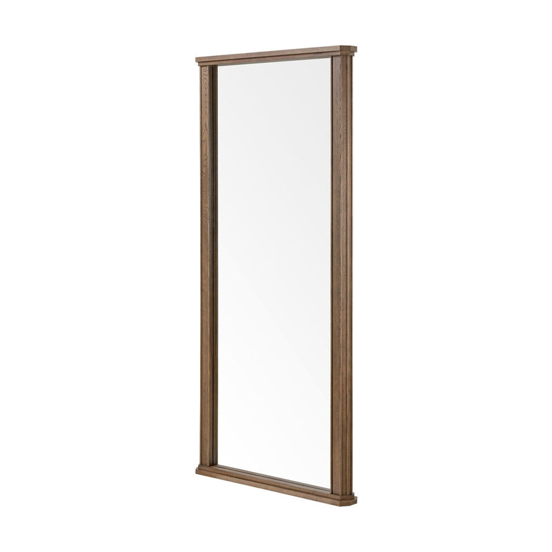 Kish Mirror - Umber Oak Solid