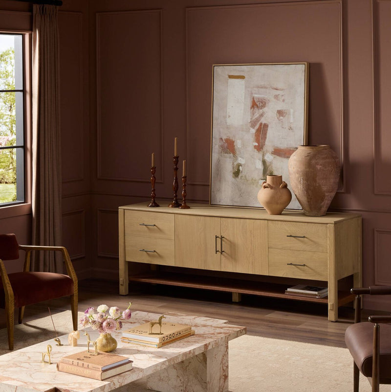 Blake Media Console - Washed Ash
